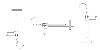 YZW型自力式温控阀感温探头正确安装 YZW型自力式温控阀感温探头正确安装