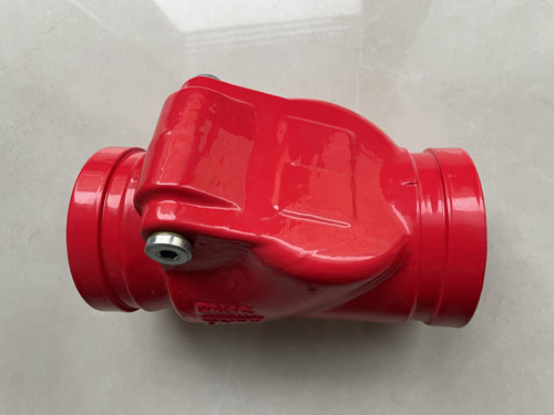 沟槽旋启式止回阀上面